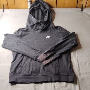 Nike Women's Black Speckled Hoodie